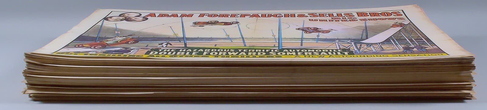 Huge Lot of 170 Forepaugh & Sells Bros" BIG UNITED SHOWS" Circus Poster CW/1960 2
