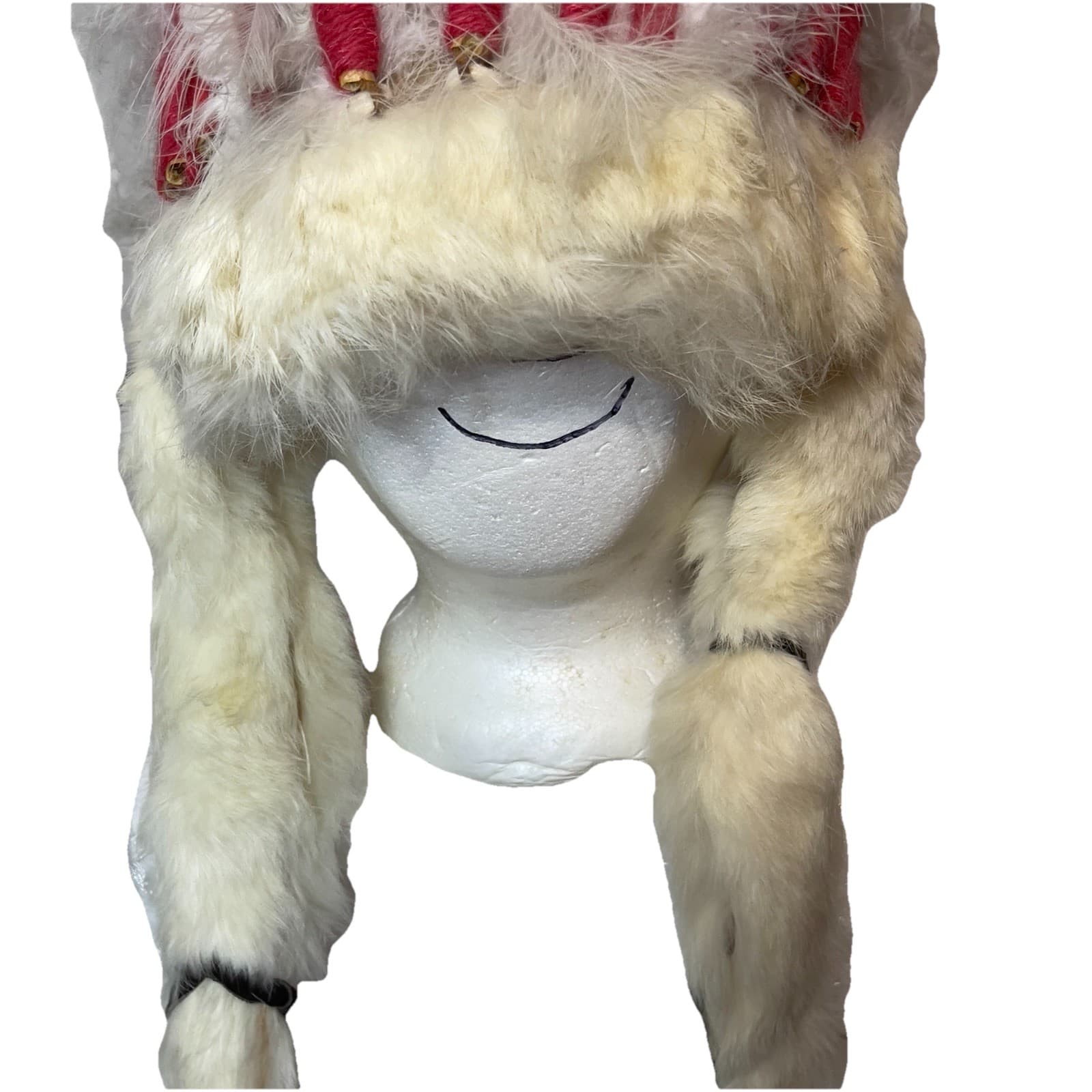 Vintage Native American Feather Headdress Plains Indian Style Cahuilla Tribe 5