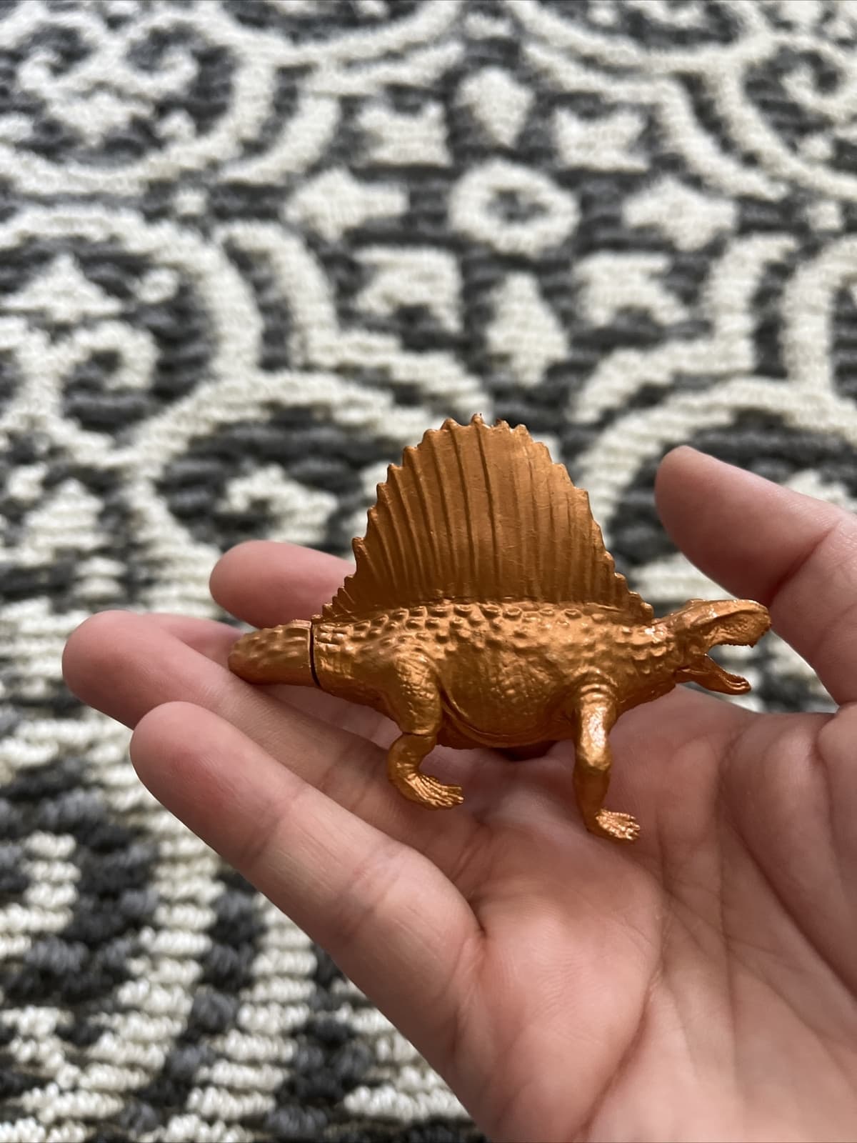 Jurassic World Captivz Dominion Wave 3 Dimetrodon bronze metallic Dinosaur! ✅ 3