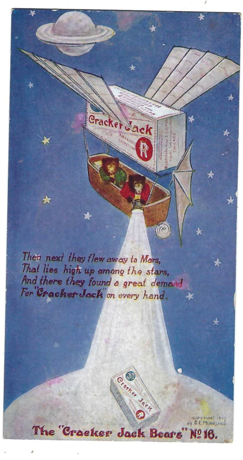 PC, Cracker Jack Bears, #16, Trip To Mars