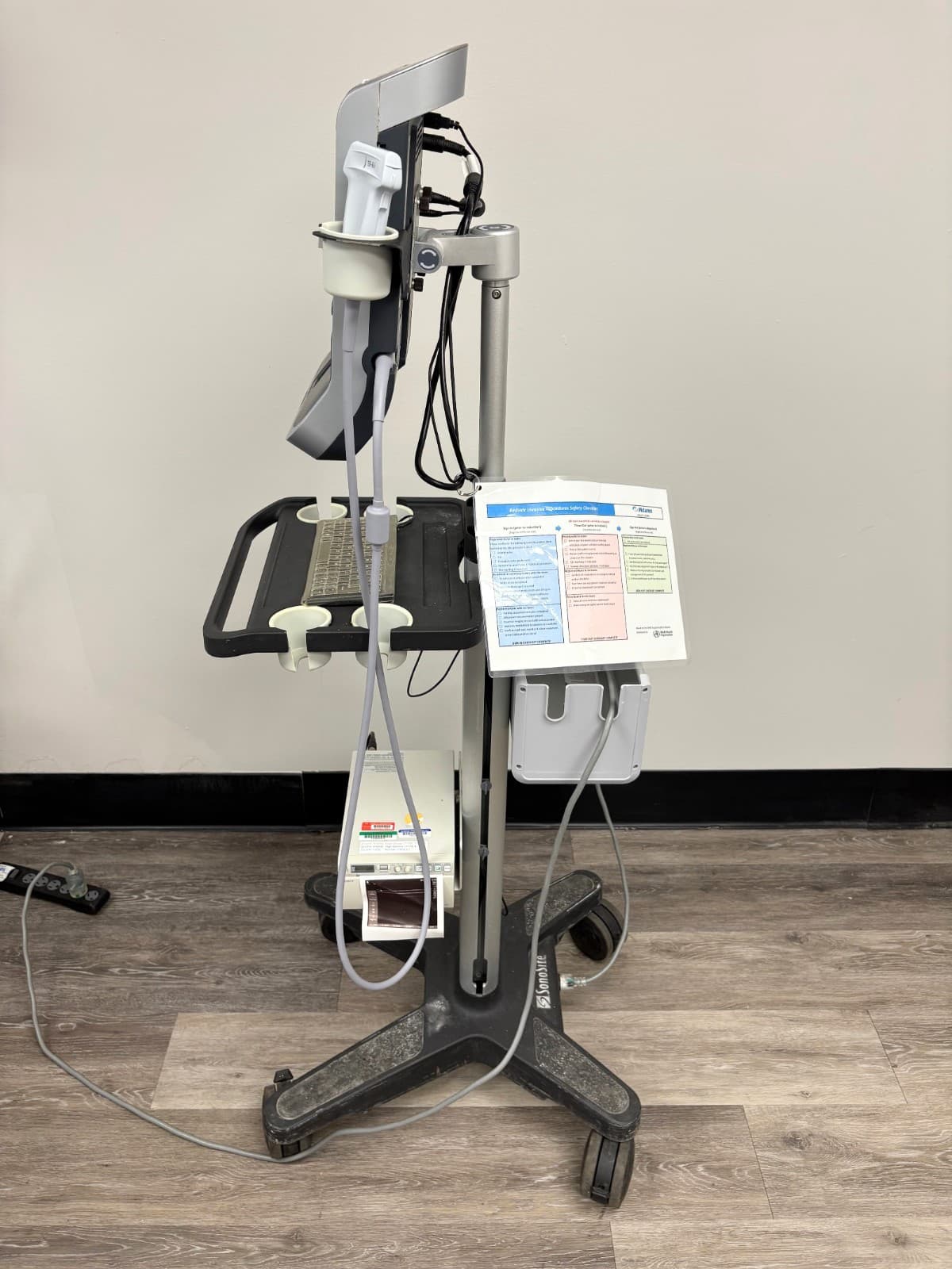 Sonosite S-ICU Ultrasound System w/ Stand and Ultrasound Accessories 6