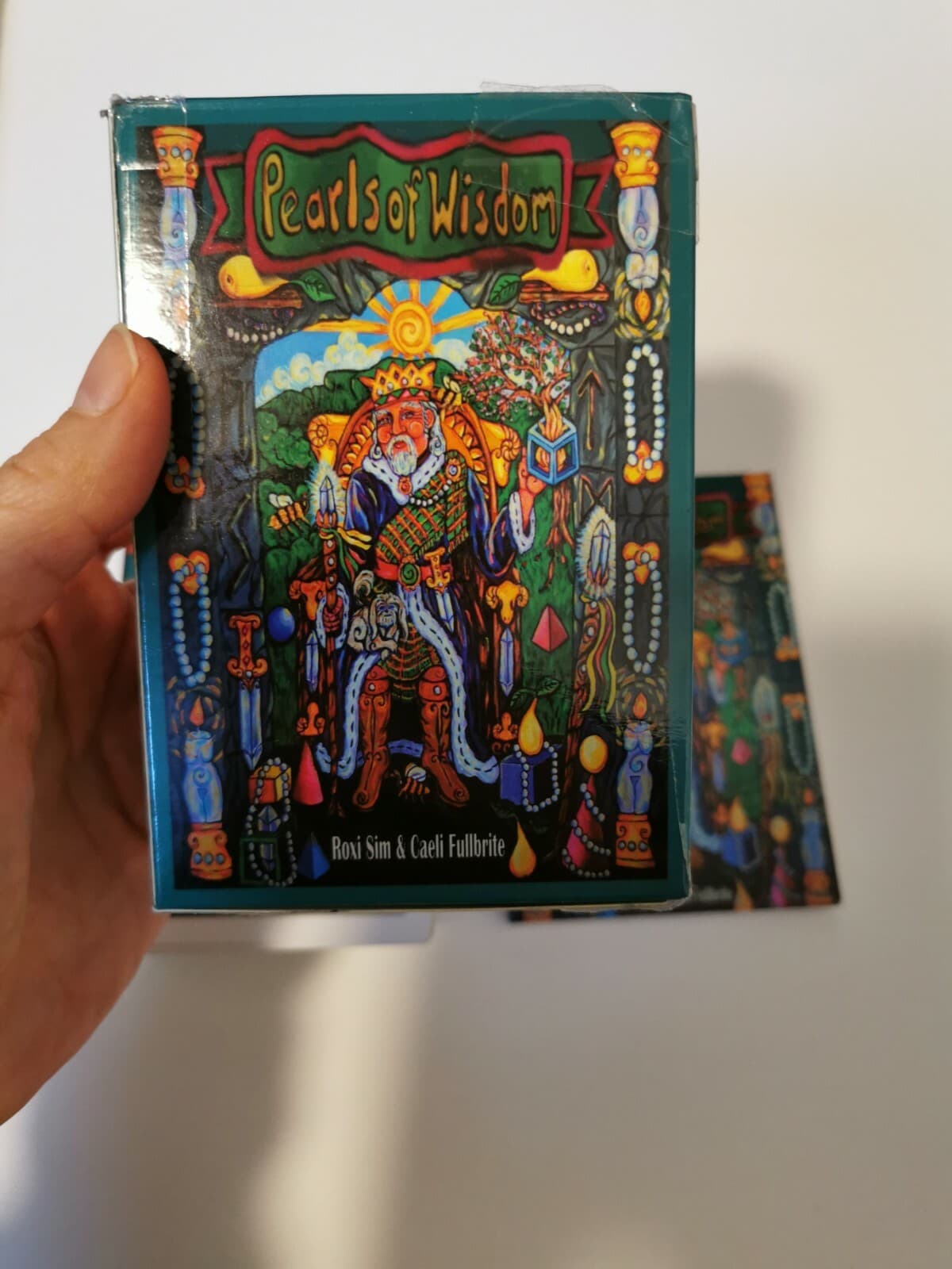 Pearls of Wisdom tarot  First edition by Roxy Sim OOP  6