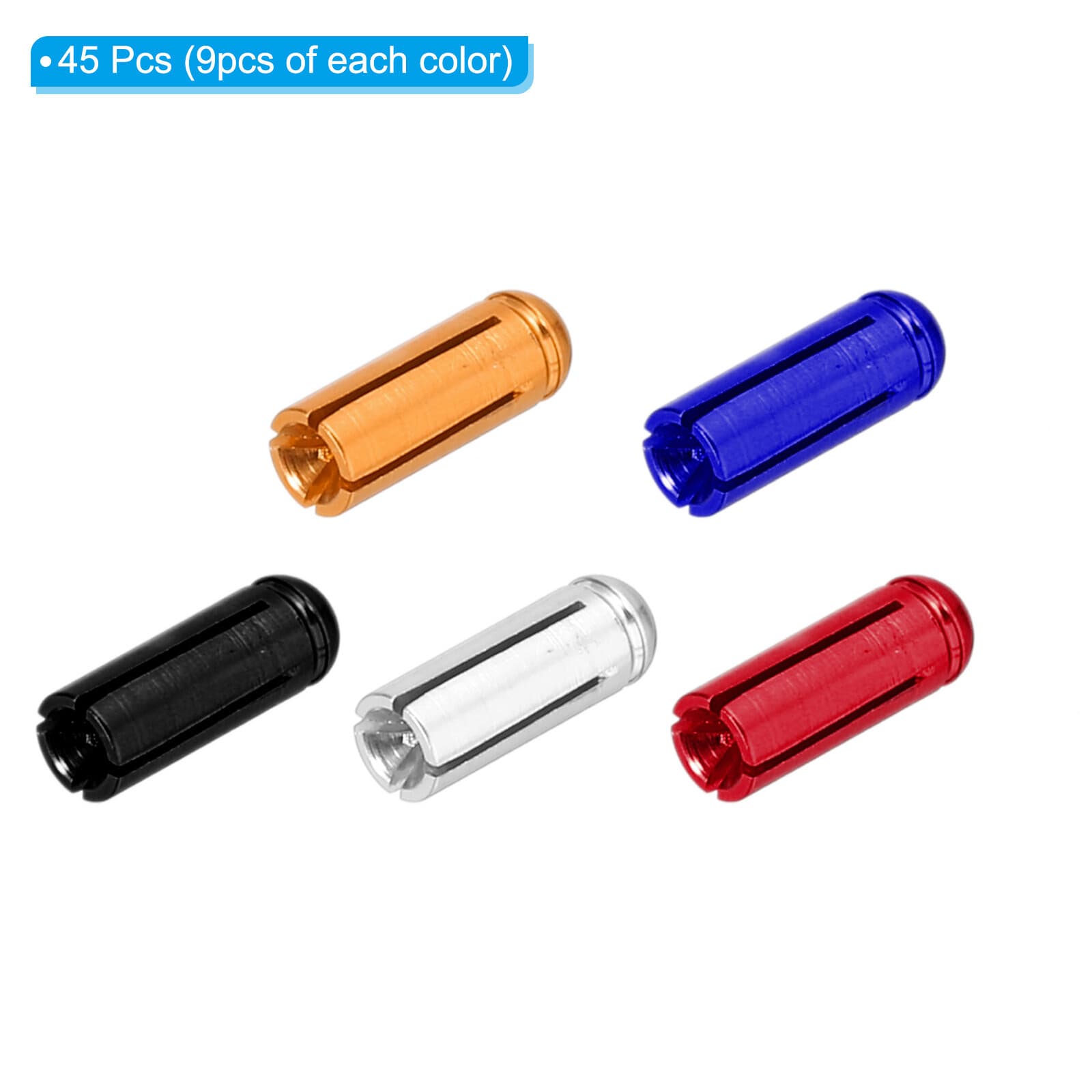 45Pcs Aluminum Dart Flight Wing Savers Protectors Dart Accessories, 5 Colors 3