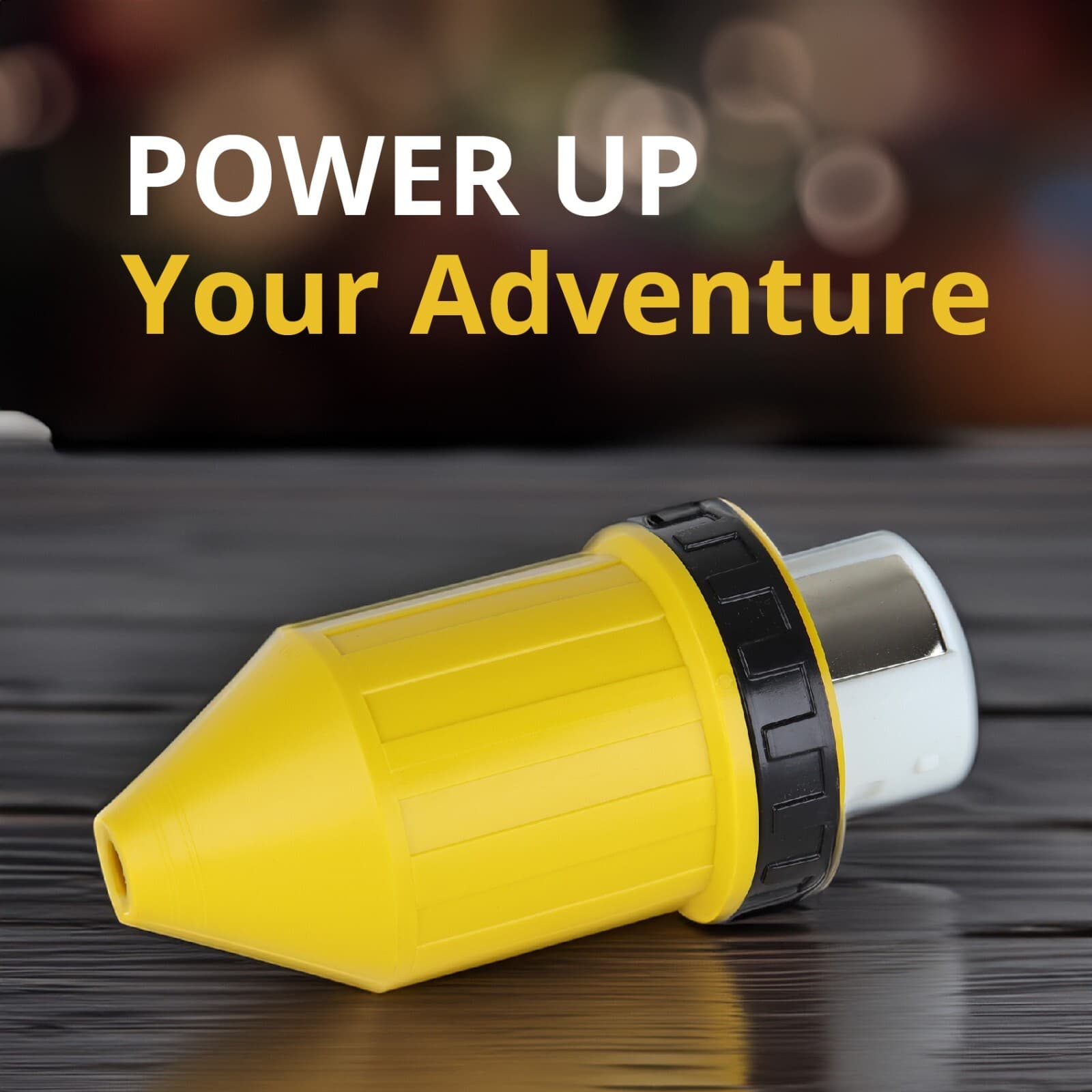 50A Twist Lock RV Plug Kit w/ Boot & Receptacle, NEMA SS2-50R 125/250V 4