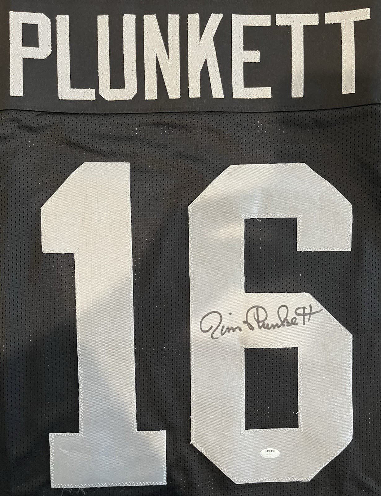Jim Plunkett Signed Custom Oakland Raiders Jersey (Schwartz) 2