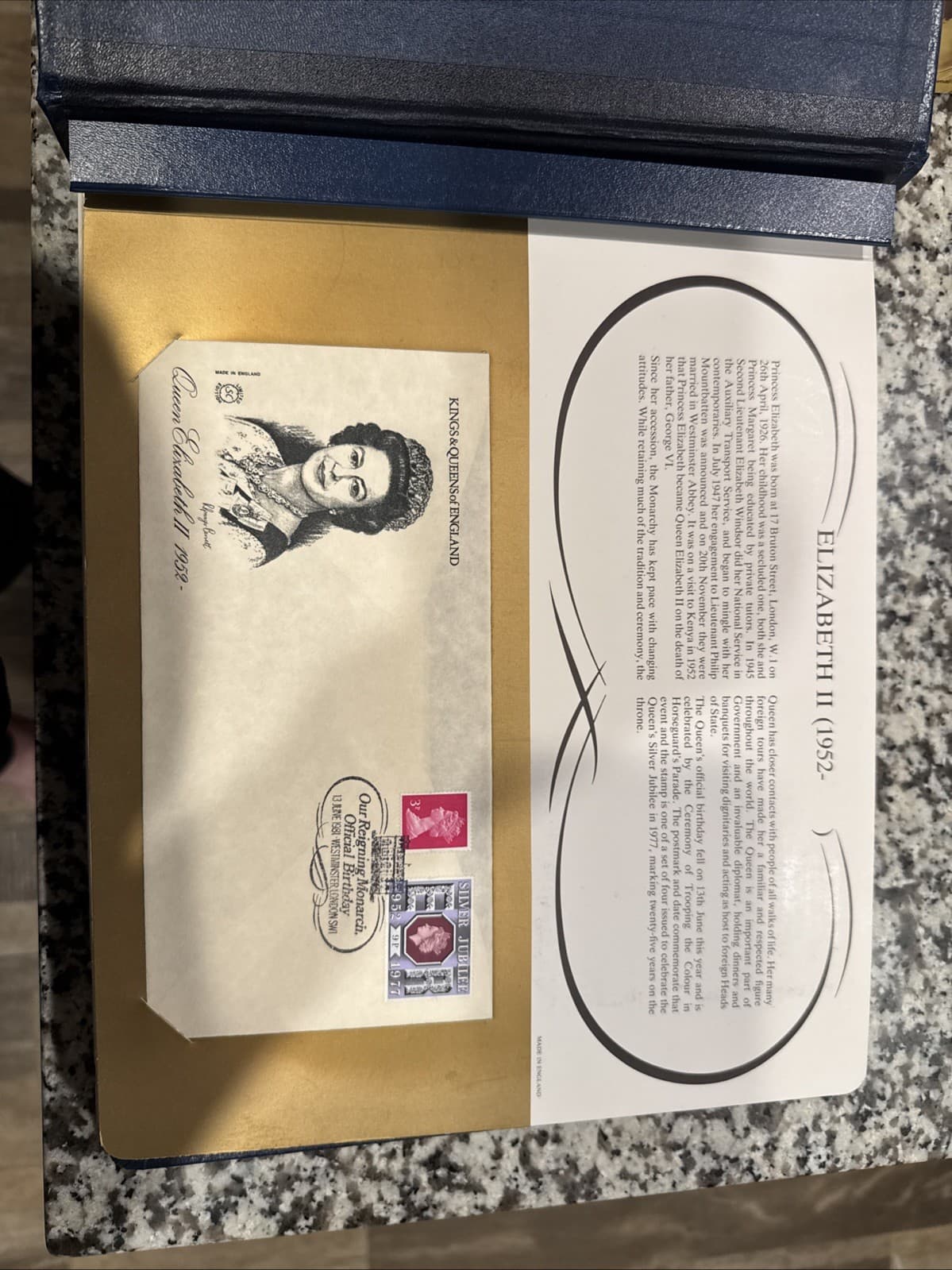 Kings & Queens of England Postal Commemorative Society Album (1980-1981) 2