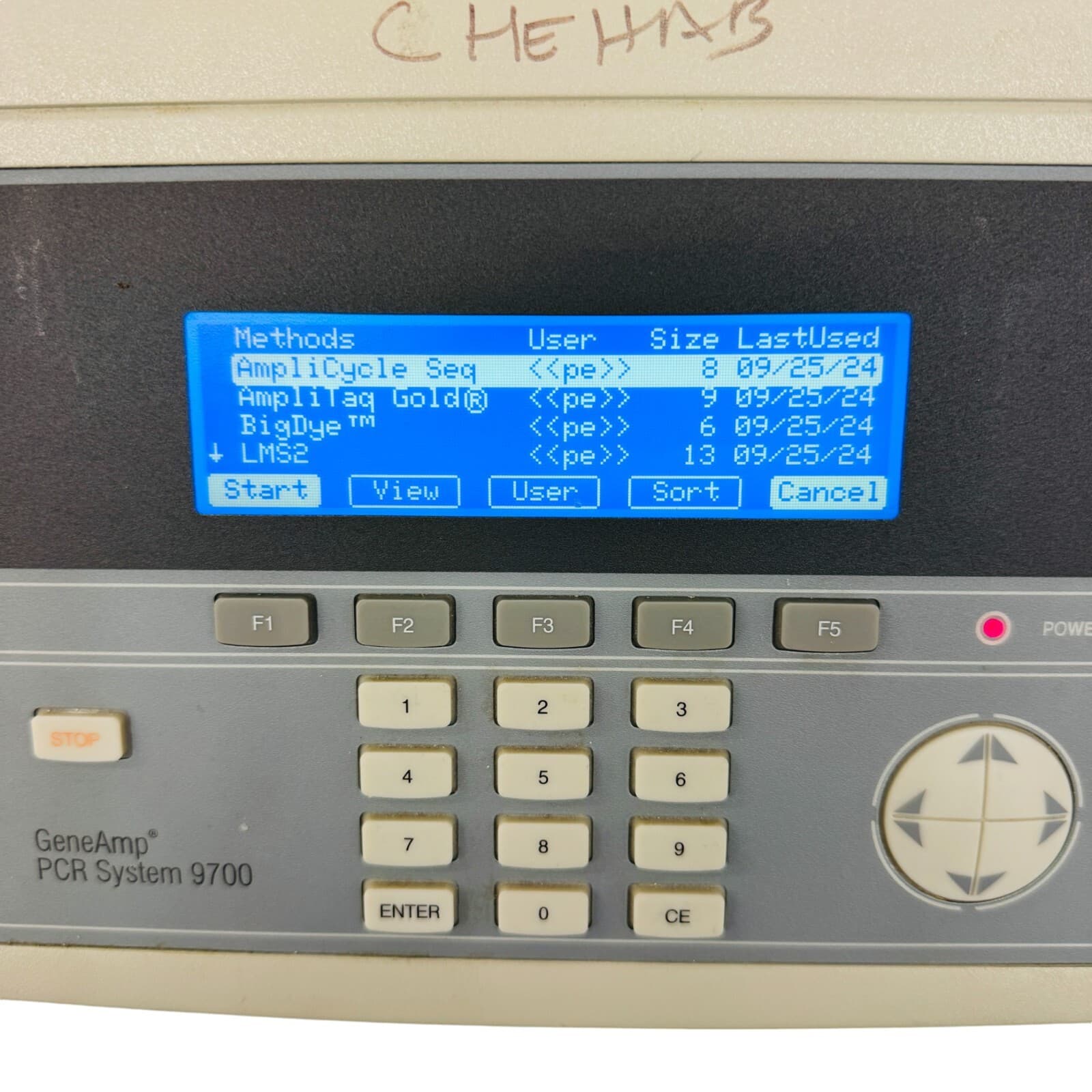 Perkin Elmer N8050200 GeneAmp 9700 PCR System Thermal Cycler 96 Well 3