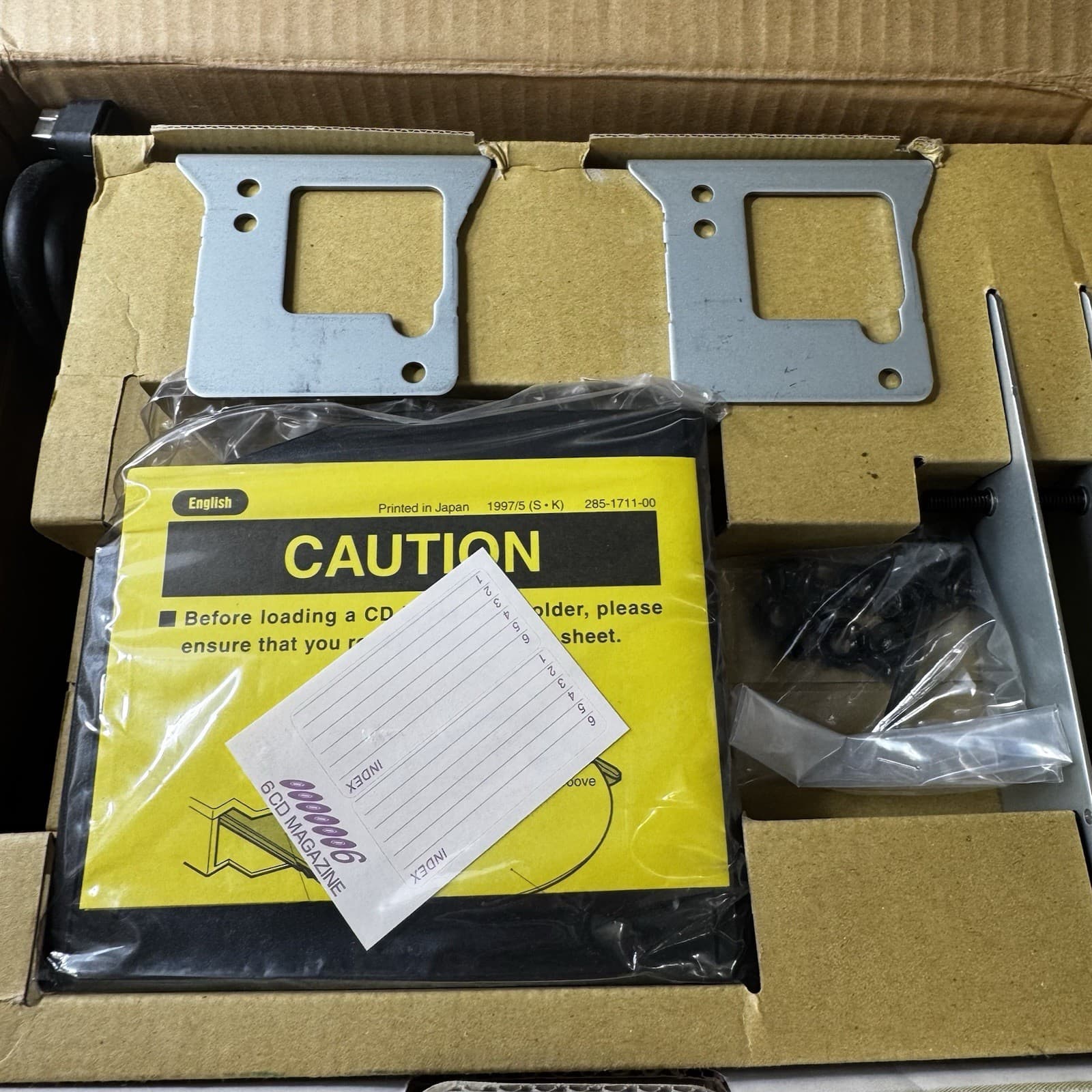 Clarion CDC655Tz 6-CD Changer Magazine NEW - Open box - SEALED contents 3