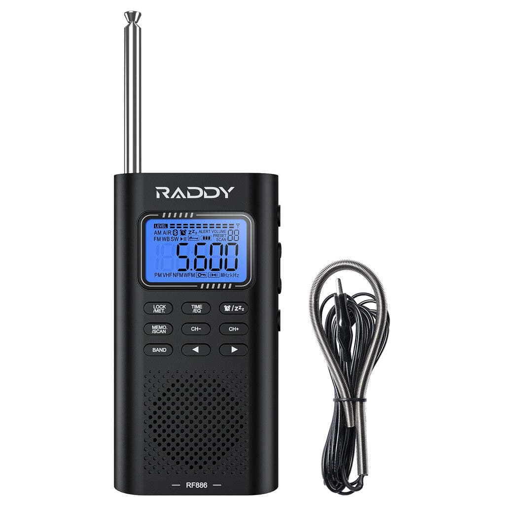 Raddy RF886 Shortwave Radio | AM/FM/SW/VHF/WB | Bluetooth Connection 3