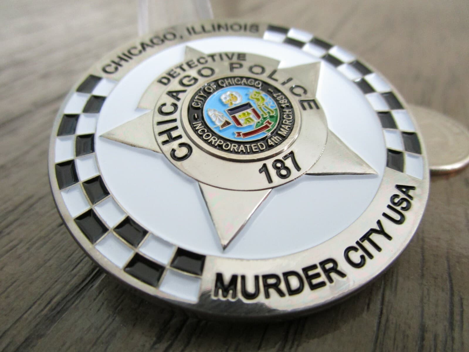 Chicago Police Detective Murder City USA CPD Challenge Coin  5
