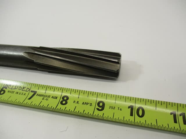 CLEVELAND Machinist REAMER 25/32", .7812" x 9" Long # 2 Morse Taper Shank EC 2