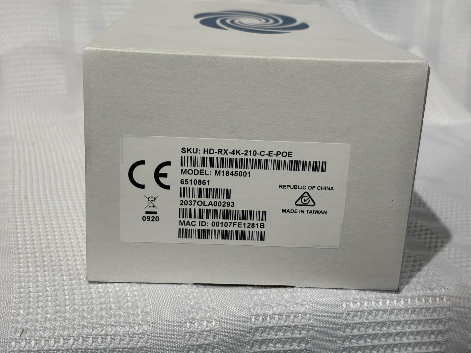 Crestron HD-RX-4K-210-C-E-POE DMPS Lite™ 4K 2x1 AV Switch and Receiver with POE+