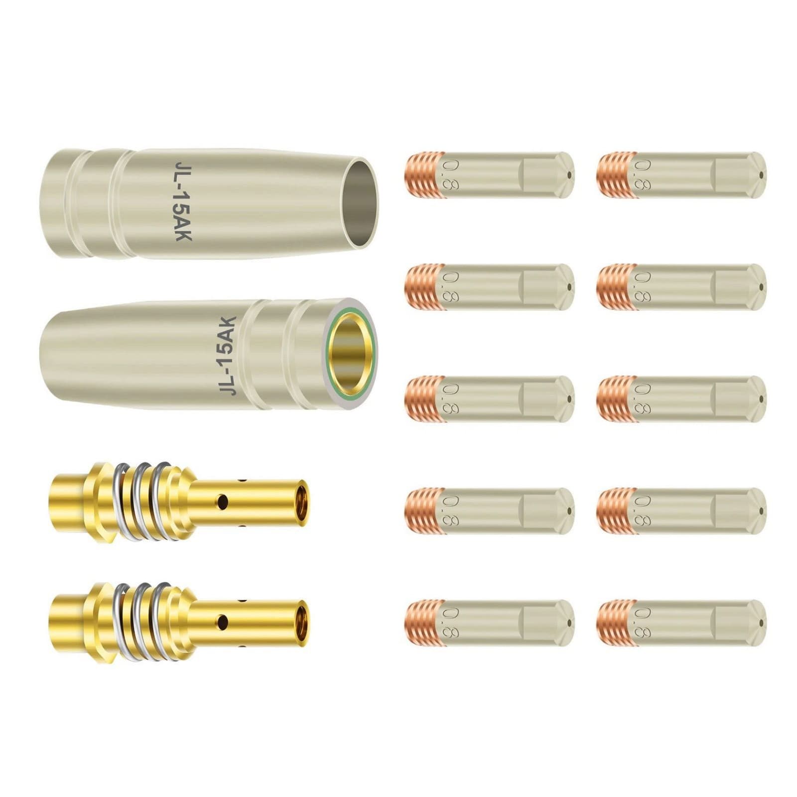 14pcs New For 15AK MIG MAG Welding Torch Kit Ideal for automotive welding 6