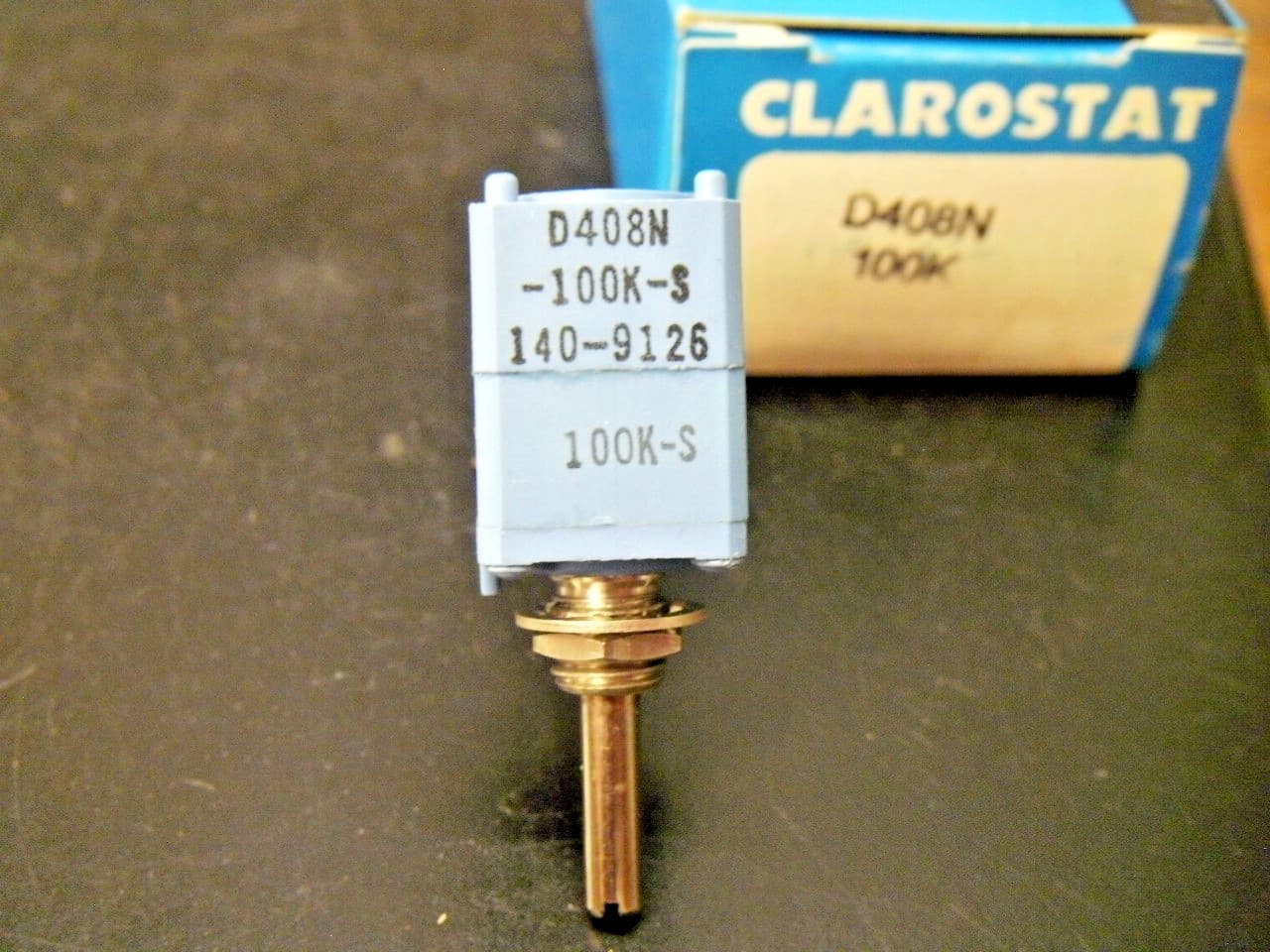 Clarostat D408N 100K OHM Dual Modular 1/2 Watt Pot NIB 2