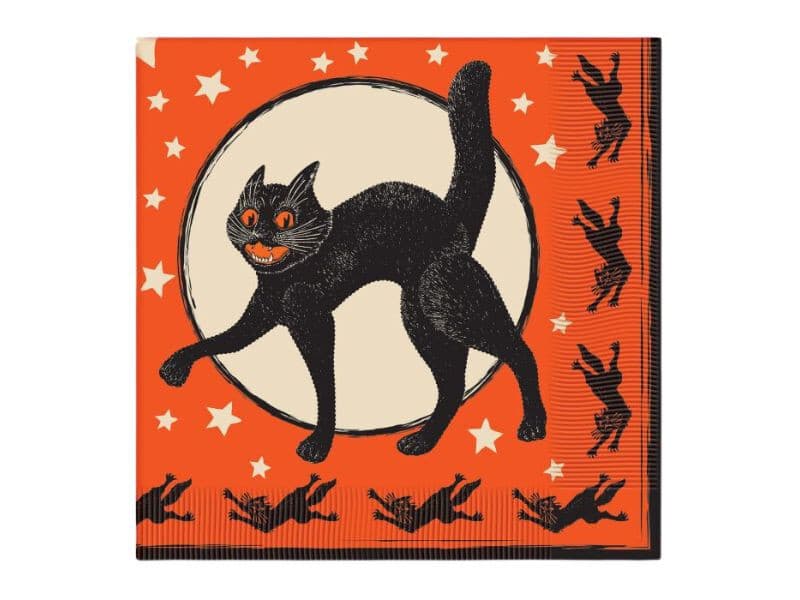 Wholesale Vintage Beistle Halloween Napkins 192 pcs Lot Bulk Party Supplies Cats