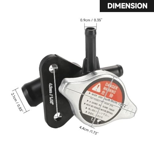 Engine Radiator Filler Neck with Sealed Cap Upper Radiator Coolant Filler Neck  5