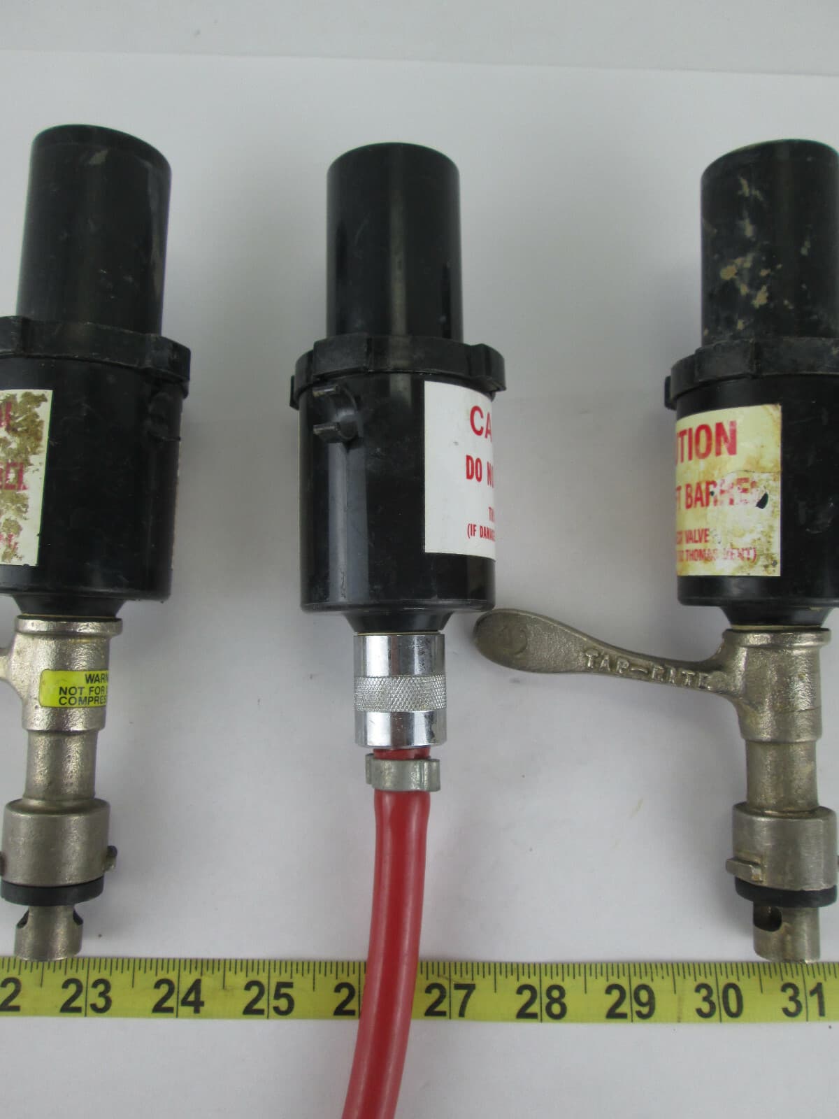 Lot of 3 Tap-Rite Keg Tap Pumps Beer Brew Alcohol Draft Ale IPA Coupler SKUJ 3