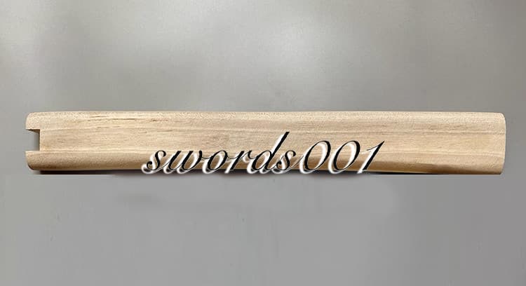 26CM Katana Bare Wood Handle Naked Tsuka for Japanese Samurai Katana Sword DIY 2