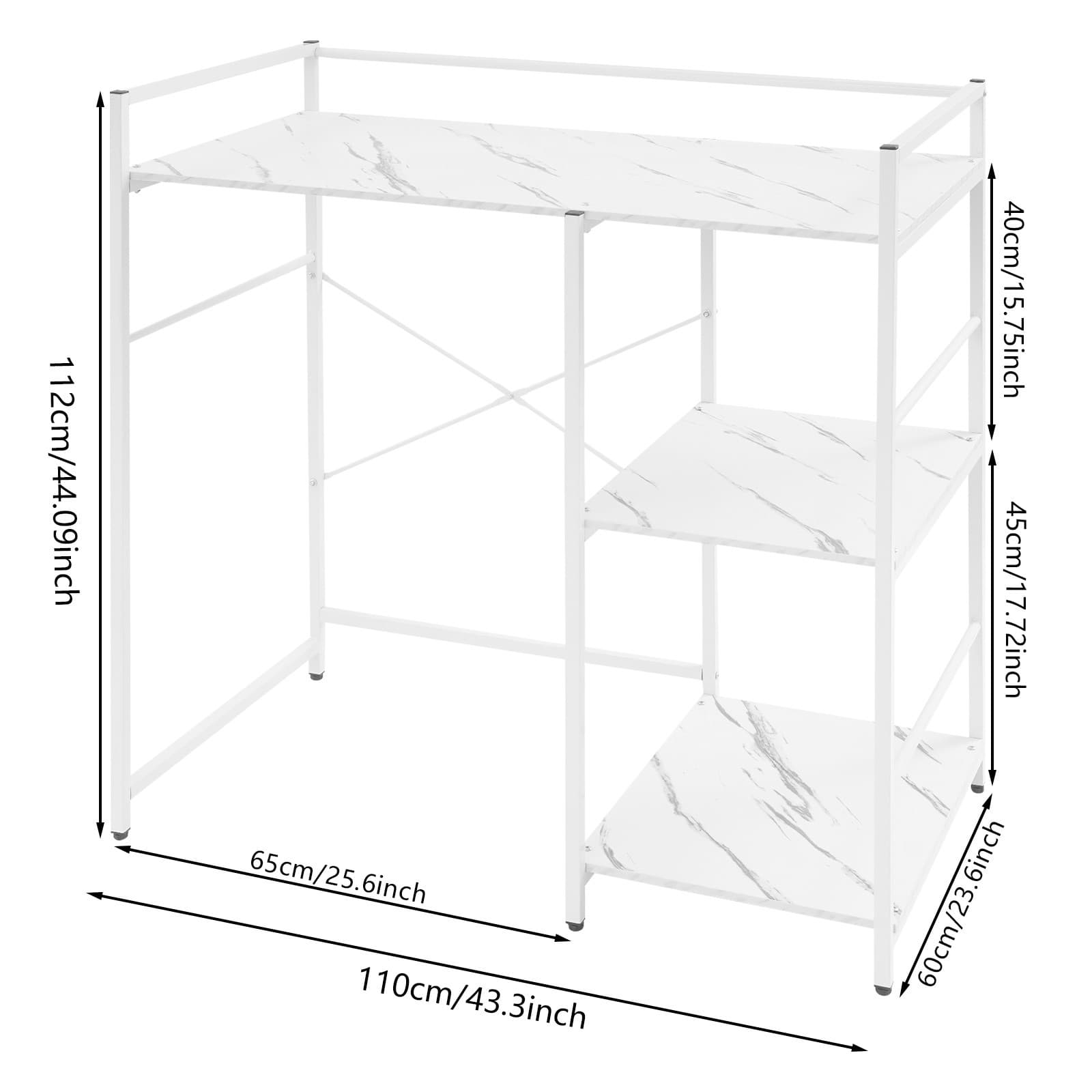 3 Tier Washing Machine Storage Utility Rack Bathroom?Washer Dryer Storage Shelf 5