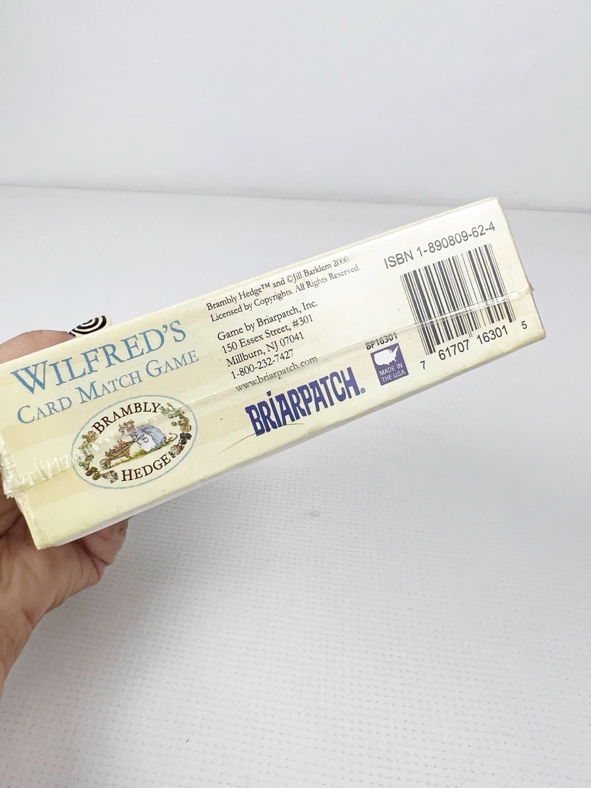 Vintage Brambly Hedge Wilfred’s Card Match Game, Briarpatch 34 Cards, Sealed 6