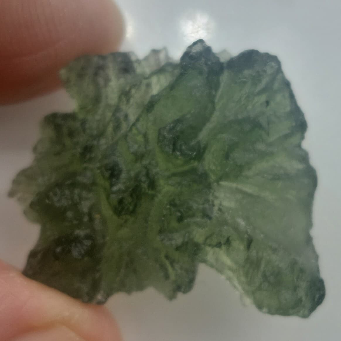 Besednice Moldavite 4.1gr/20.5ct Jezkovna with Certificate of Authenticity 2