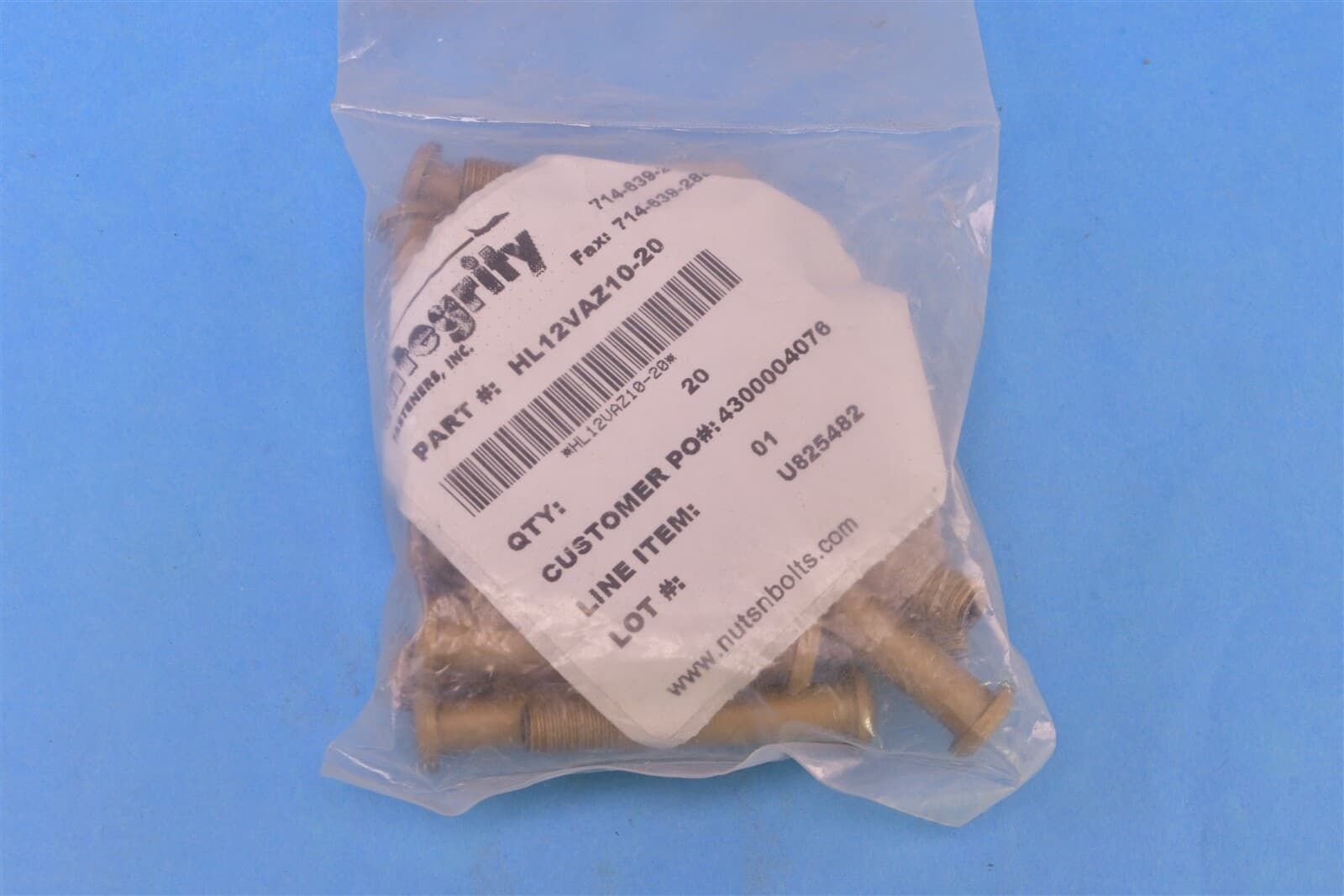 20 Integrity Pin Protruding Rivet TNSN HD 5/16 x 1.25 HL12VAZ10-20