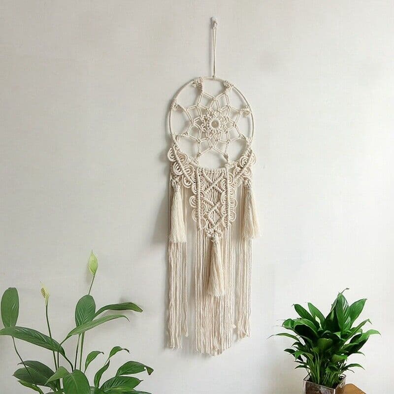 1 Pieces Boho Wall Decor Dream Catcher Macrame Wall Hanging Home Decoration F2M5 4
