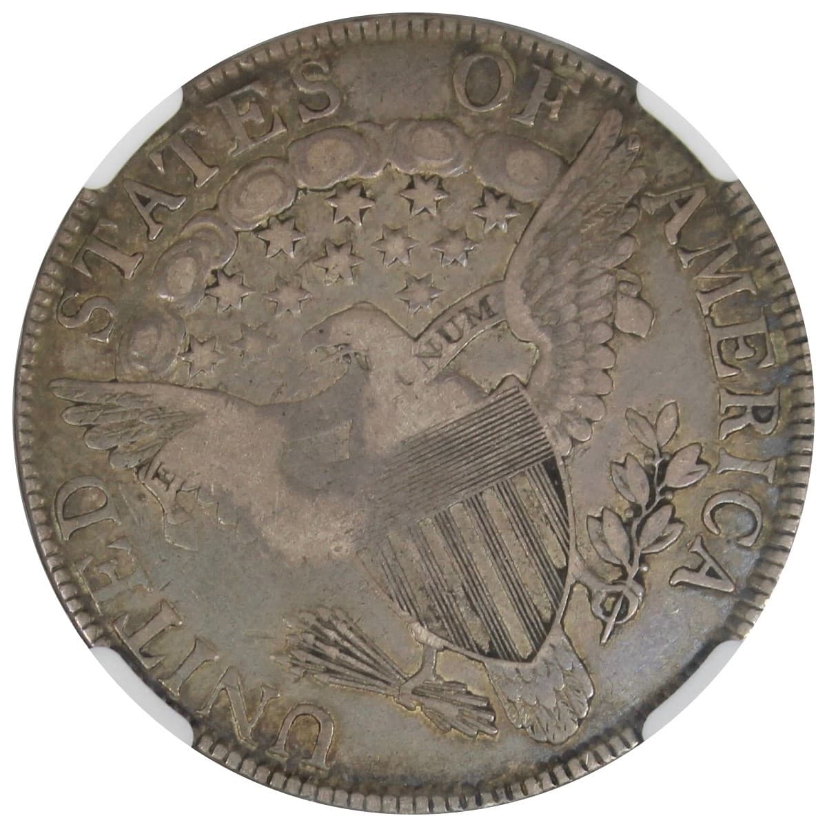 1806 Draped Bust Half Dollar NGC VF20 CAC Pointed 6 With Stem O-119 4
