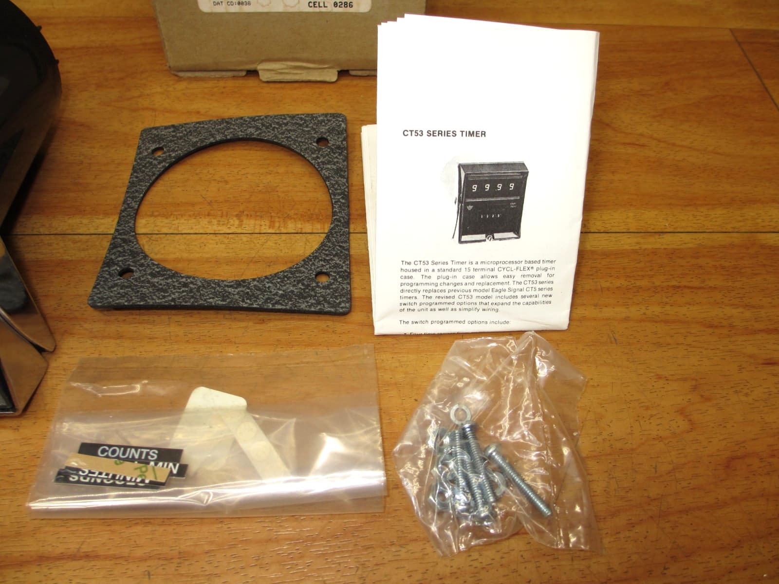 Eagle Signal CT531A6 *NEW* Timer w/ Display 120VAC Danaher Controls 3