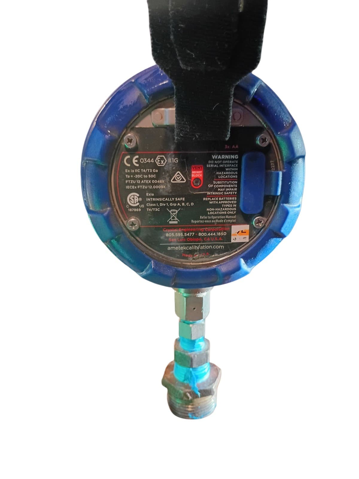 Ametek Crystal Pressure XP2i 10,000 PSI Digital Test Gauge 4