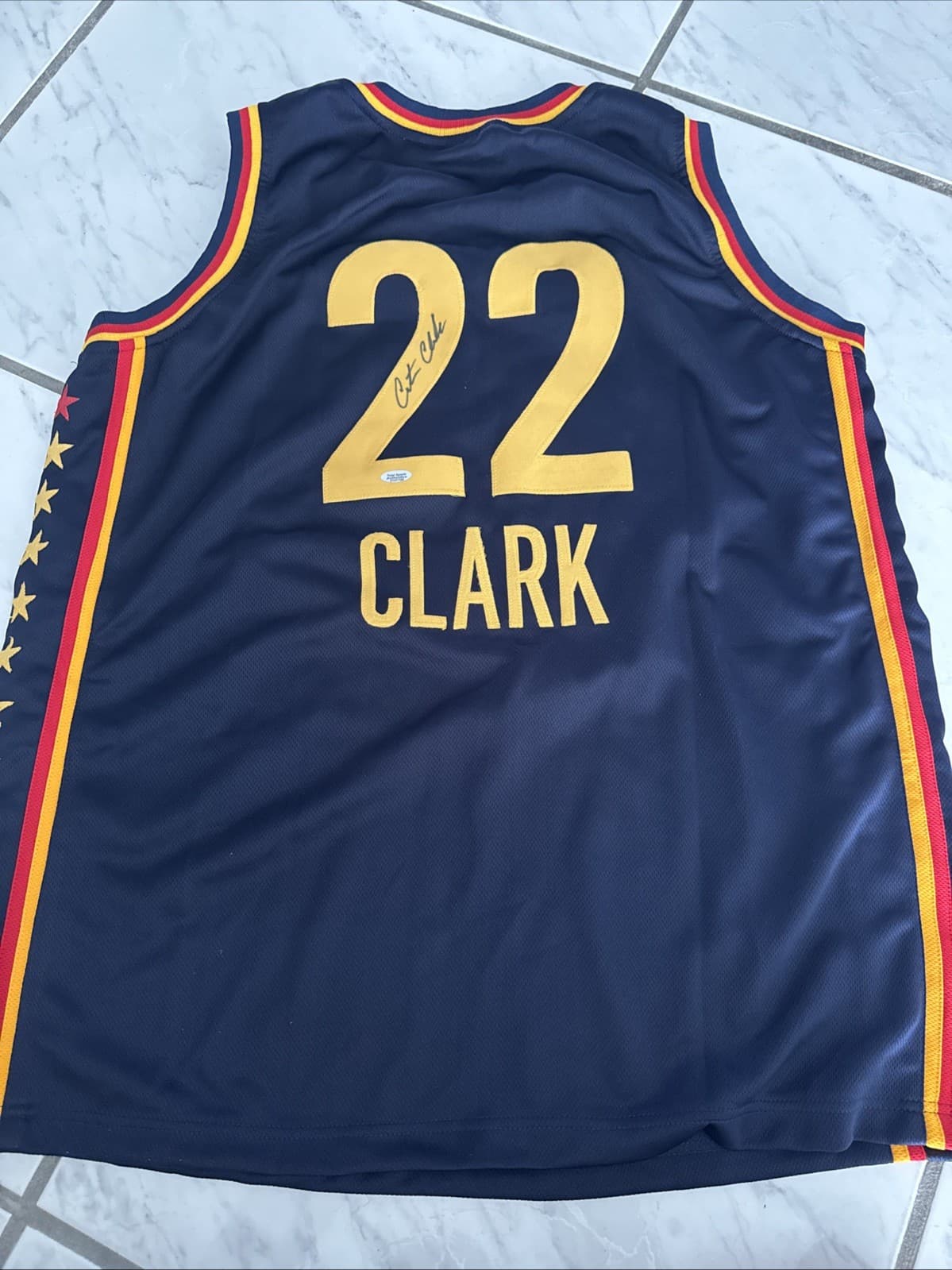 Caitlin Clark Signed Autographed Indiana Fever Custom Jersey TSA Authenticated