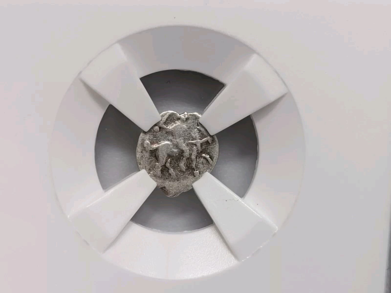 Ivan IV The Terrible Russia NGC VF30 Silver Denga AD 1533-1584 Horse Coin Tyrant 4