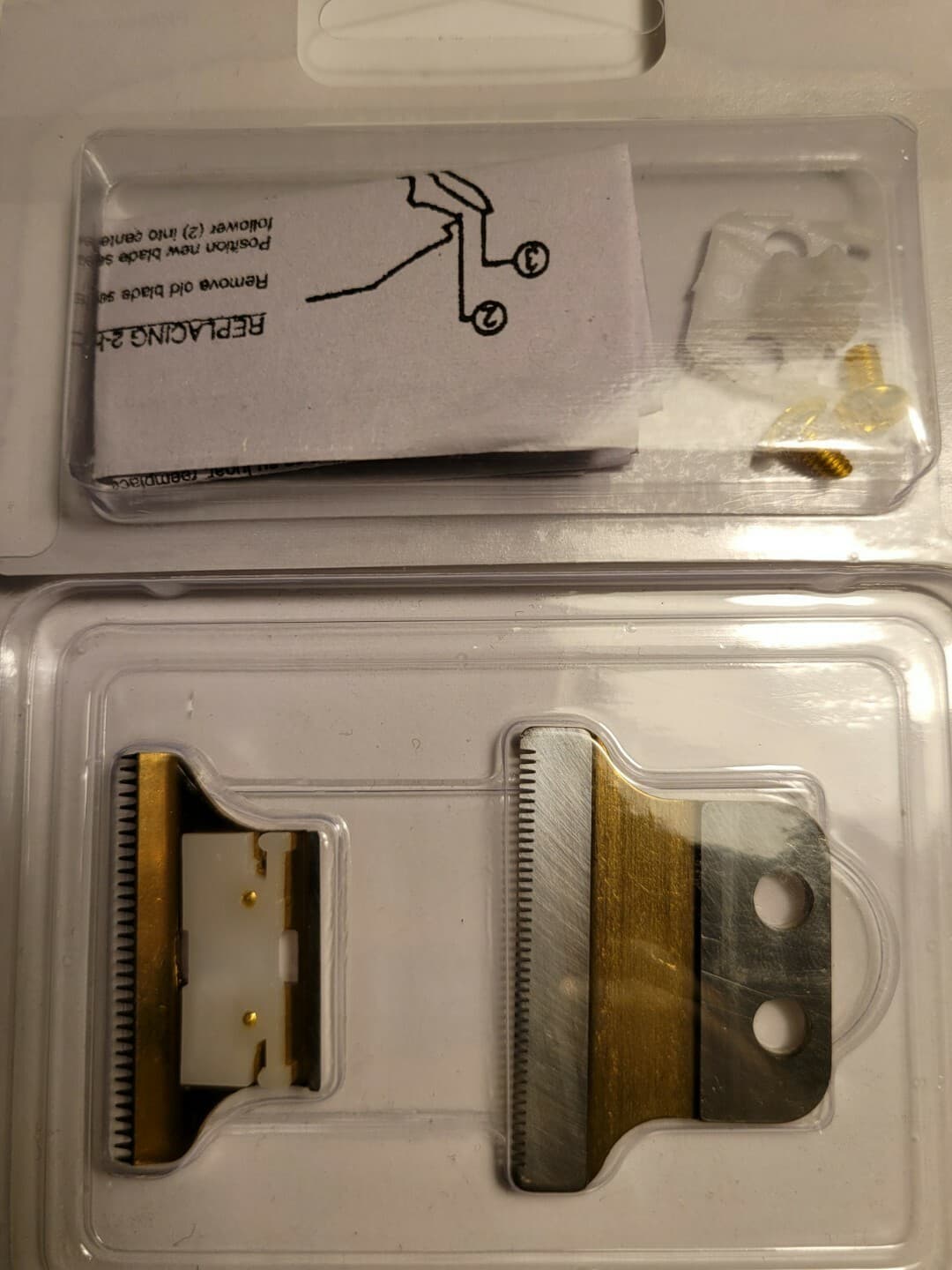 Wahl Detailer Gold Double Wide Trimmer T-Blade 2215 new by Pro-mate #8101 2