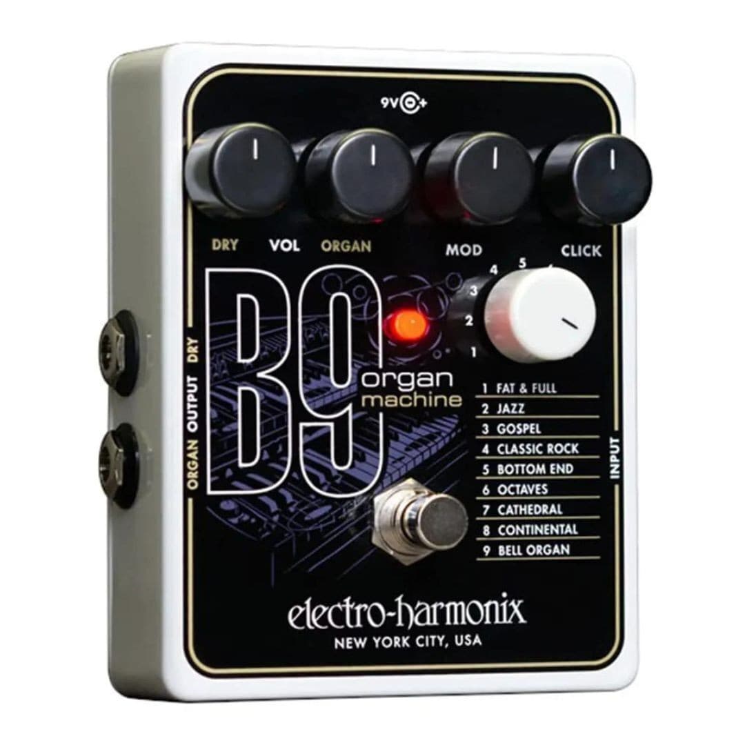 Electro Harmonix B9 Organ Machine Effects Pedal for Professional Audio