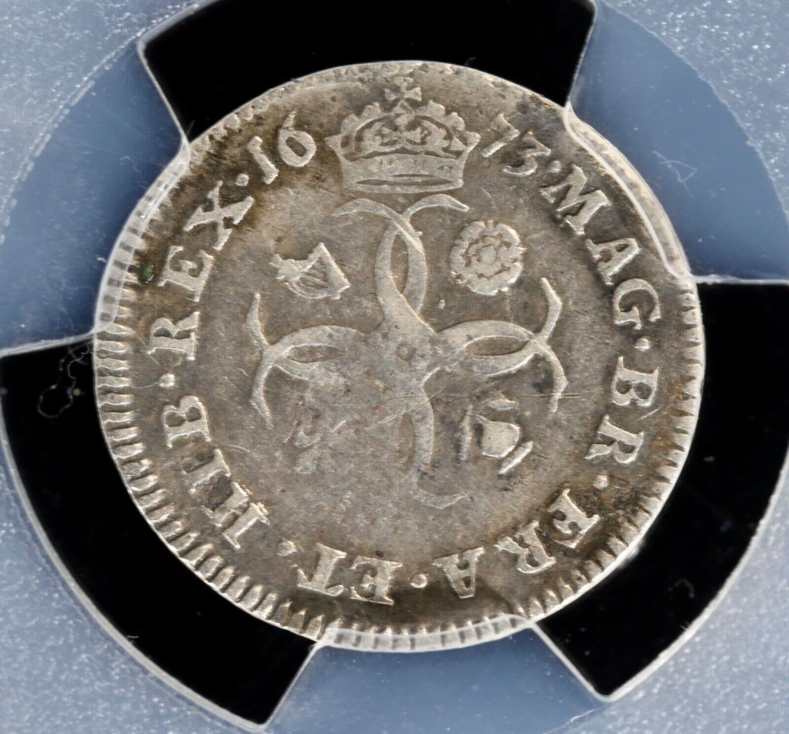 1673 Charles II Great Britain Maundy Silver 4 Pence Groat 4D PCGS VF30 S-3384 4