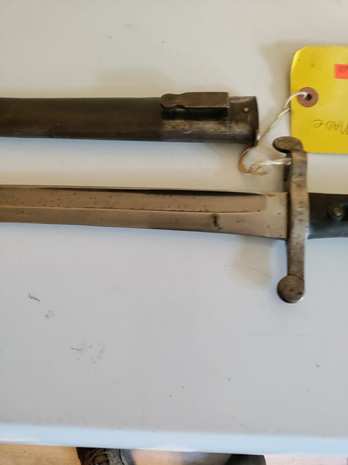 Portuguese M. 1886 Steyr bayonet and scabbard 3