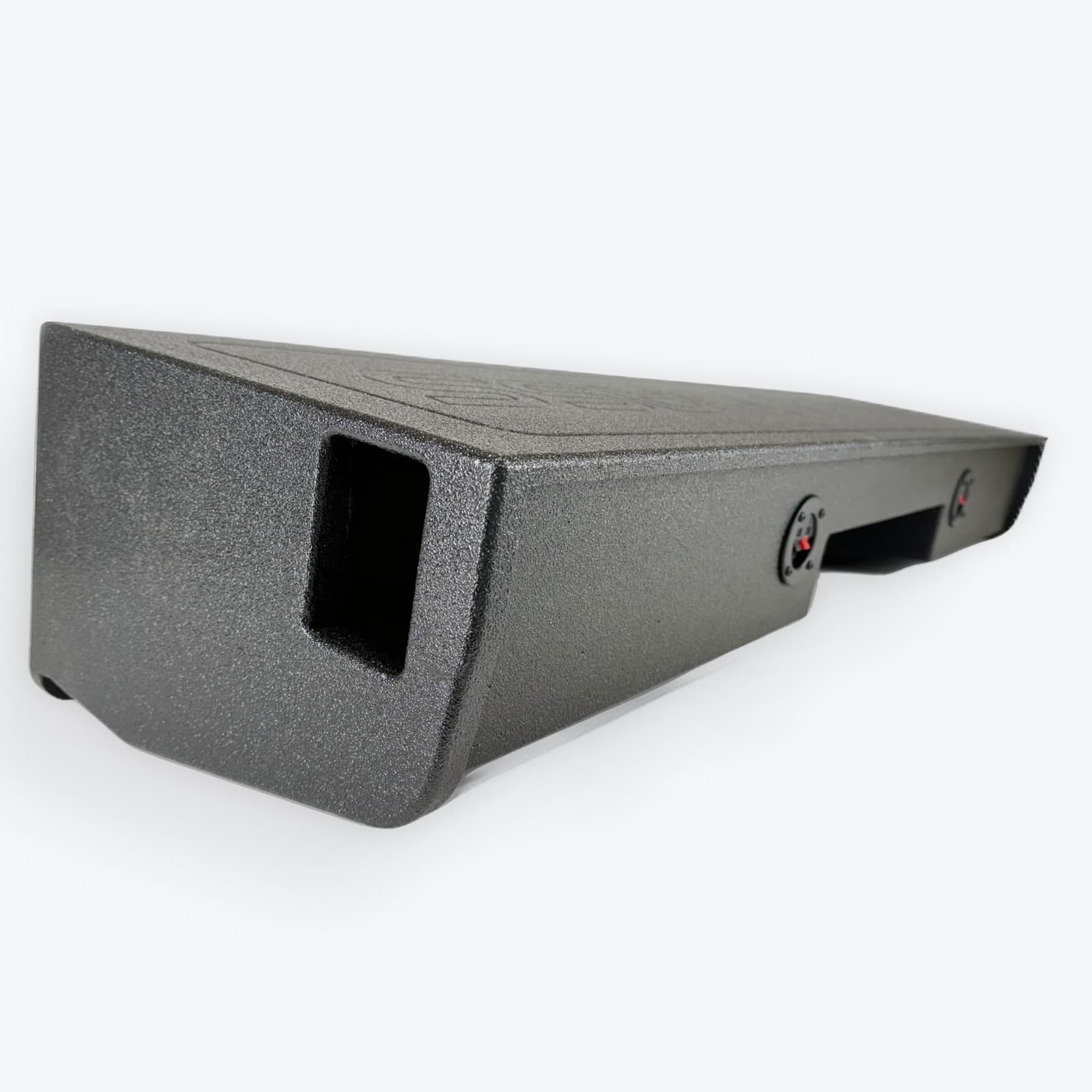 Sub Woofer Box Chevy Silverado 99-06 Ext Cab 4x8 Woofers Front Fire Ported 6