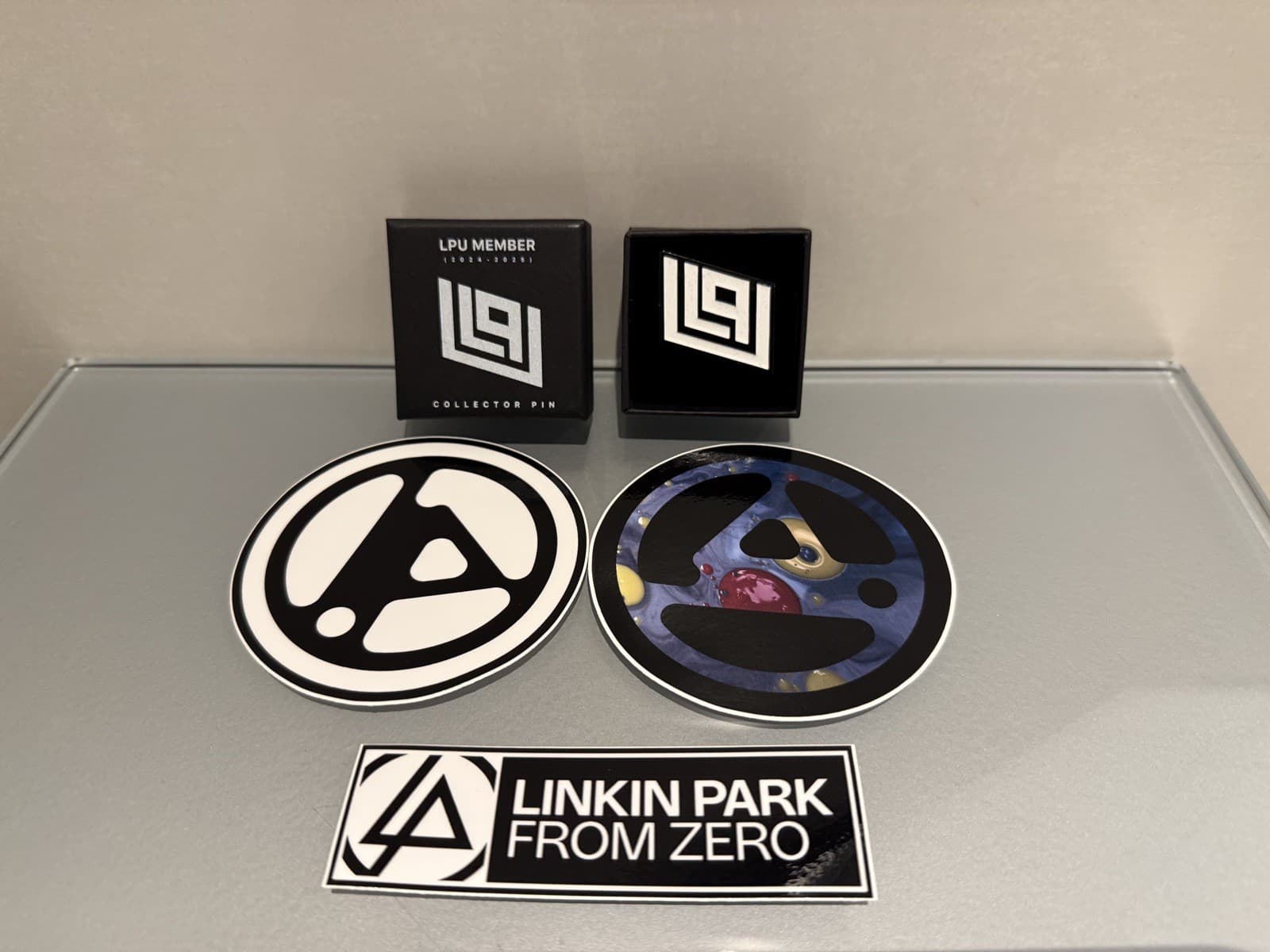 Linkin Park Underground LPU Member Collector’s Enamel Pin 2024-2025 & Stickers