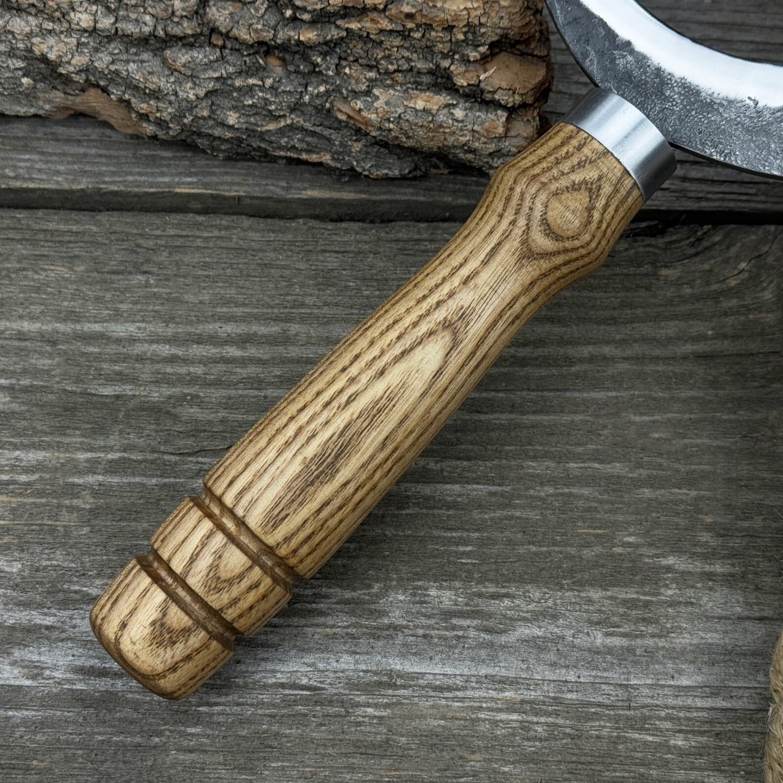 Crescent Moon Sickle for Gardening - Hand Forged Sickle for Harvesting. 6