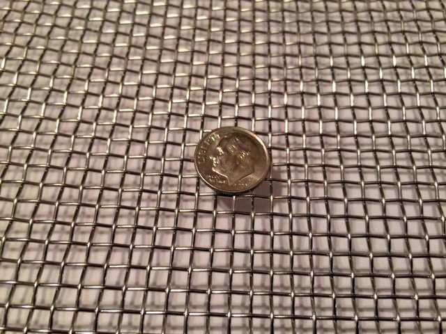 t-304 Stainless Steel Mesh-304 Mesh #6 .035 Stainless Steel Wire Mesh 24"x 48"