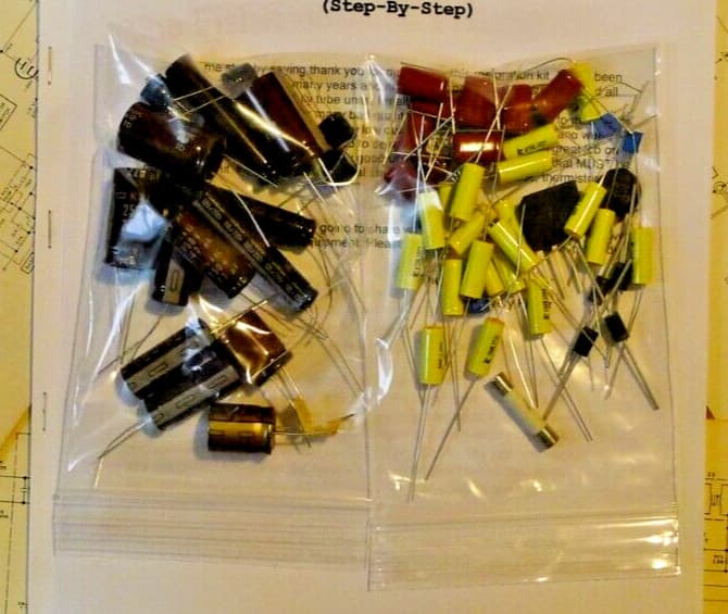 EICO 460 restoration Oscilloscope upgrade rebuild kit capacitor