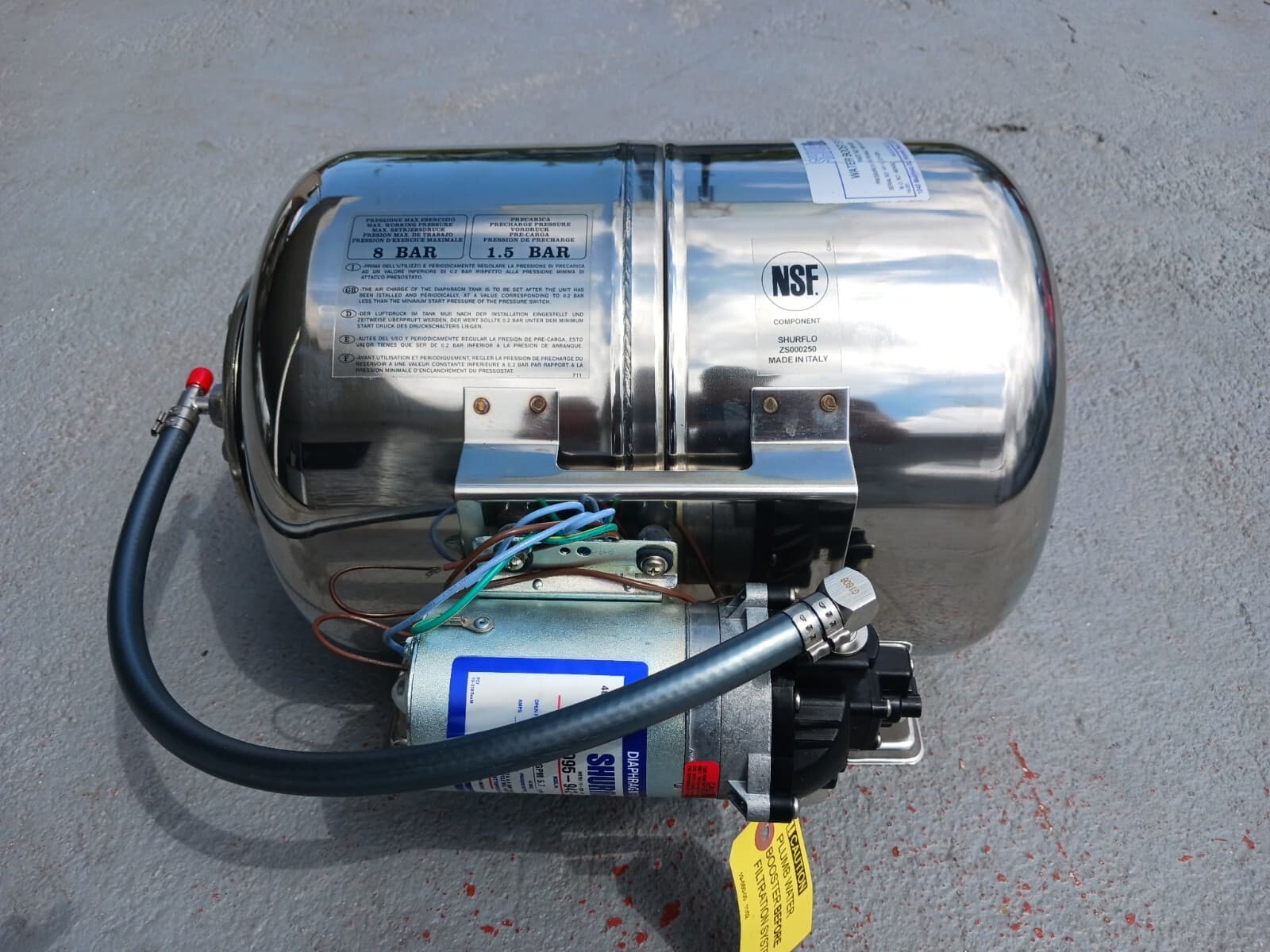 Shurflo Booster Pump System 804-038 Carbonator Water Boost 