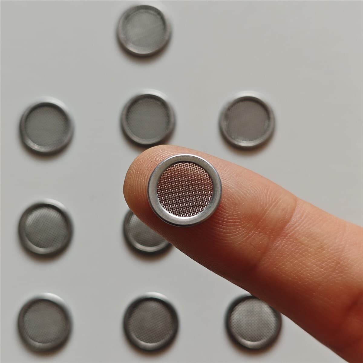 10pcs 304 Stainless Steel Filter Disc 12mm Dia 80 Mesh Cover-Edge Mesh Screen 4