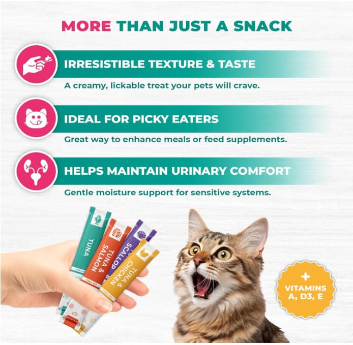 Beloved Pets Creamy Lickable Cat Treats & Wet Squeeze Tubes (10 Ounce-Pack of 1) 3