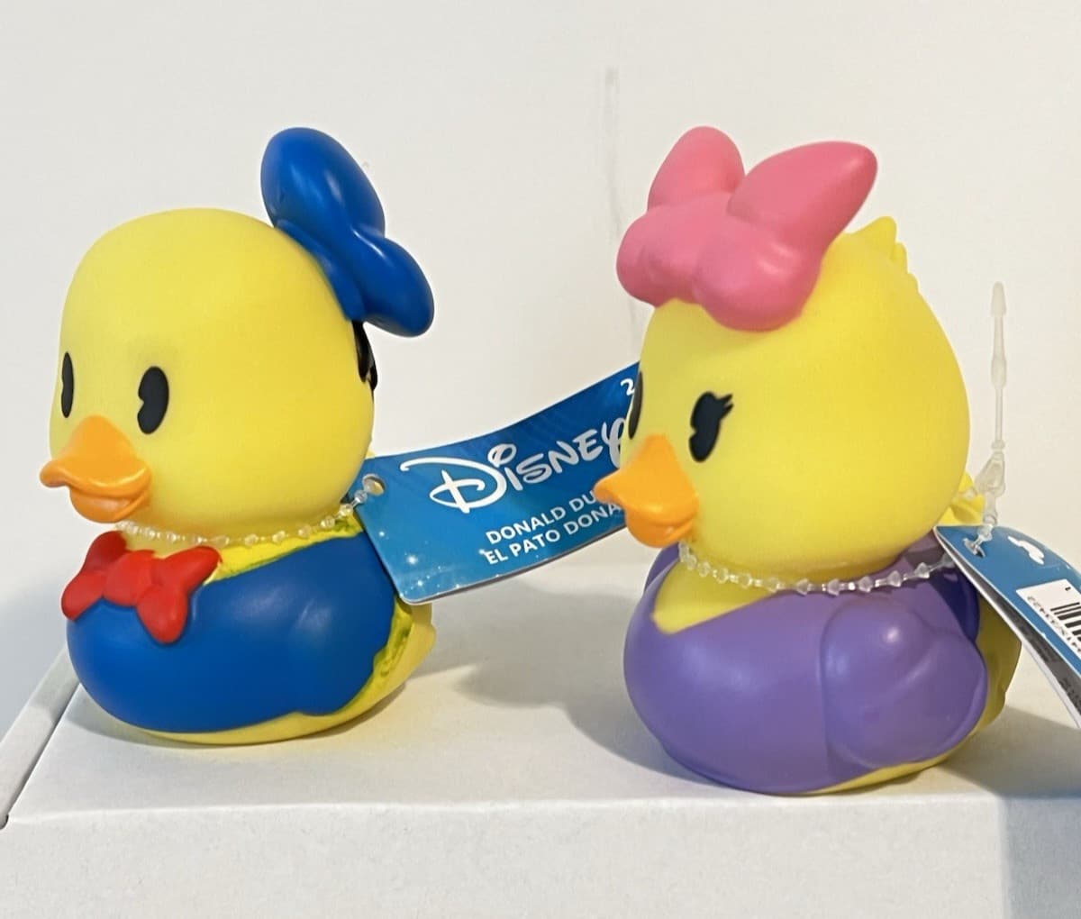 Disney Donald & Daisy 3in. Duckalooz Rubber Duck Set! NEW! 2