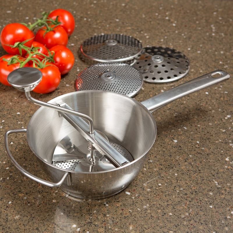 SS Food Mill 4 Discs 4