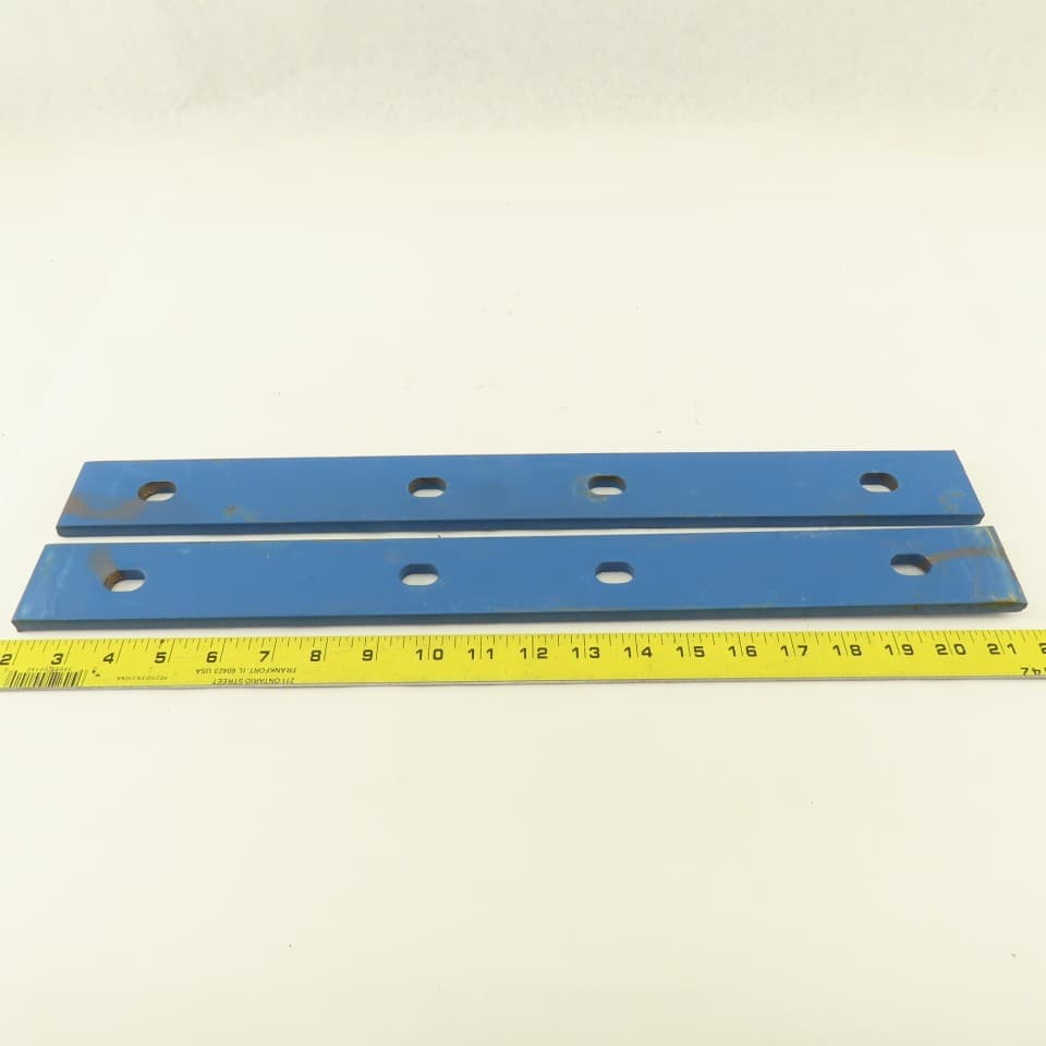 Gorbel 2" x 20" Steel Flat Mending Bracket 3/8" Thick Lot Of 2 2