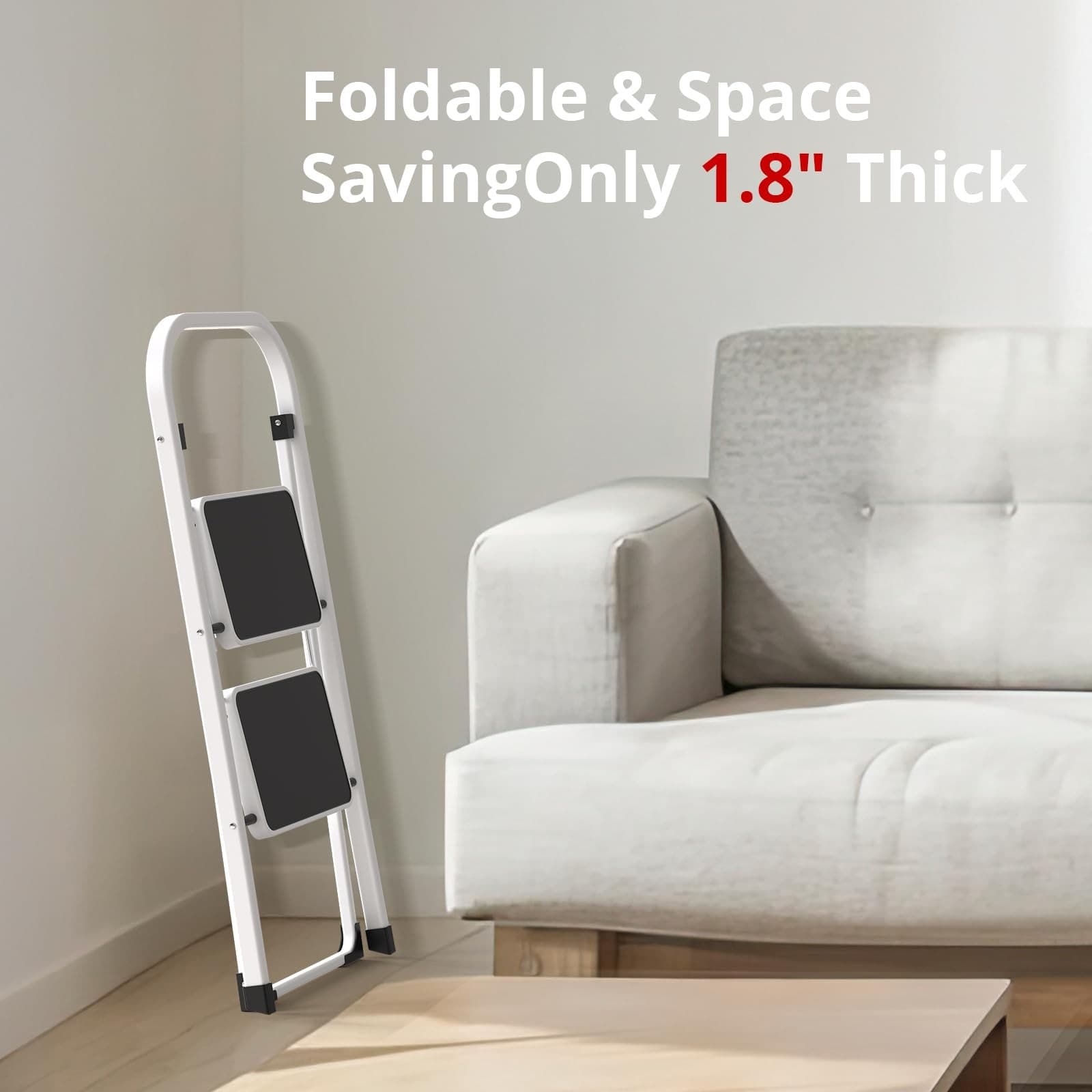 HBTower Step Ladder Folding Step Stool for Adults with Anti-Slip Pedal,330 lb... 4