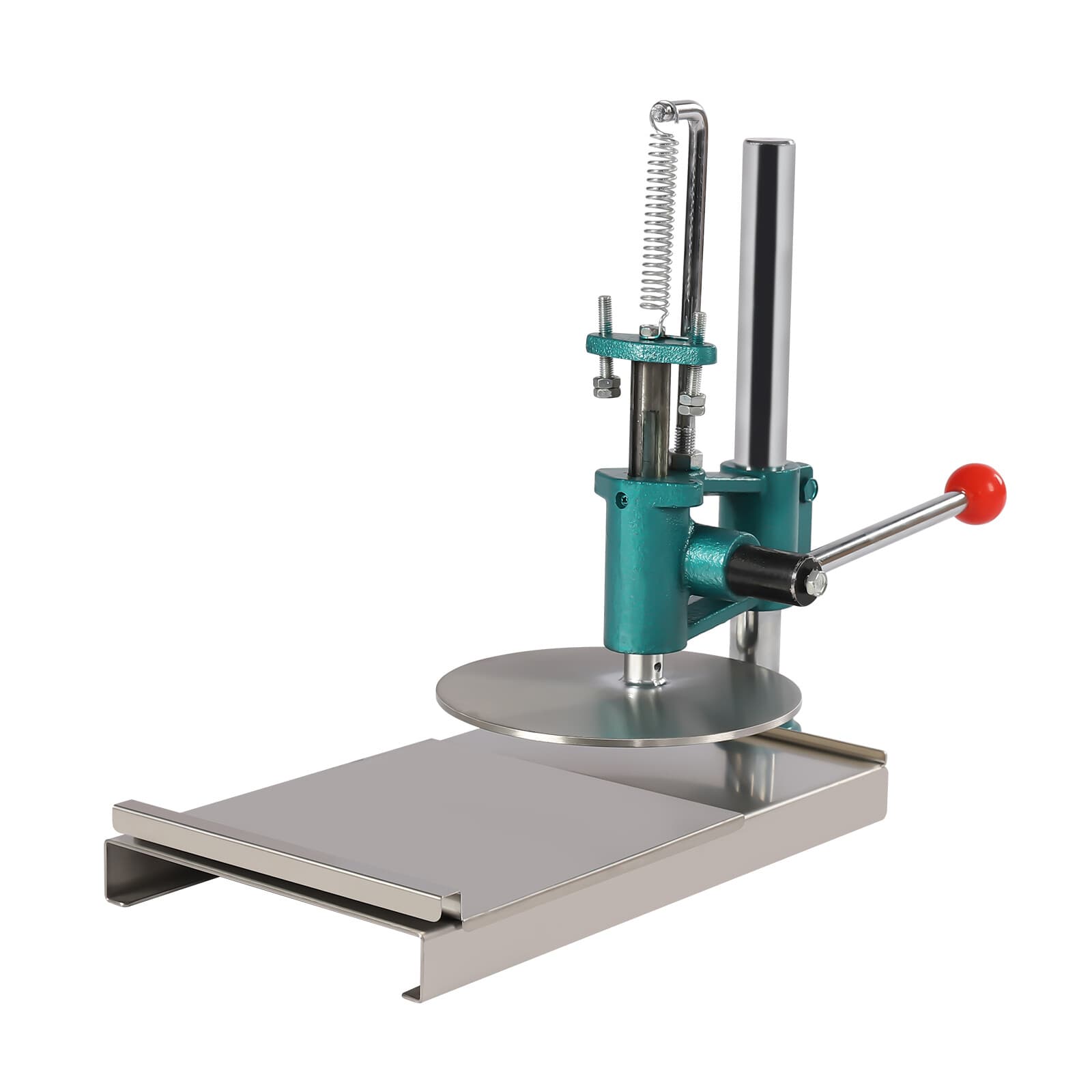7.9" Pizza Dough Press Machine Stainless Steel Pizza Press Maker Hand Press Tool 6