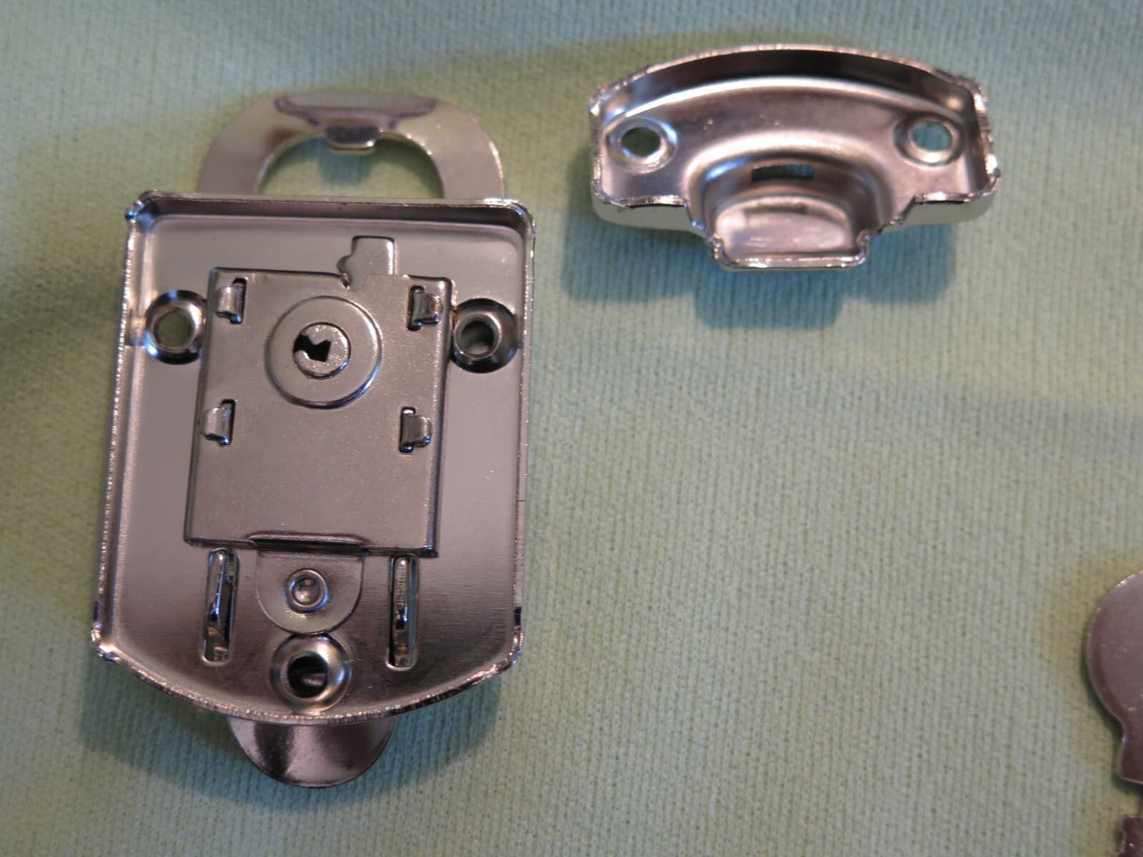 Vintage NOS 3" USA Excelsior latch for tool box Remline Gerstner machinist chest 6